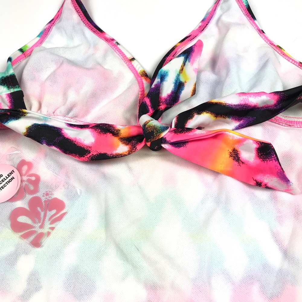 Joe Boxer One Piece Halter Backless Bathing Suit - Picture 6 of 7